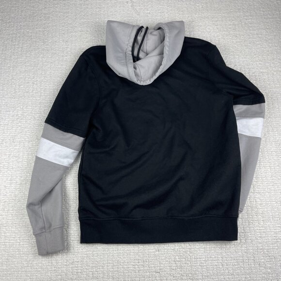 Y2K Arsenic Skater Skull Goth Punk Layered Long Sleeve Hoodie Size S - Picture 12 of 16